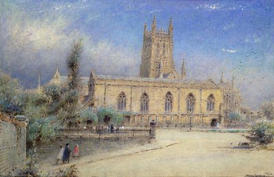 Worcester Cathedral by Albert Goodwin